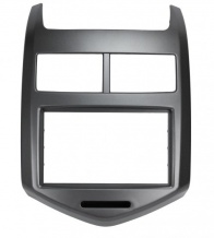 Chevrolet Aveo 2012-> рамка переходная 2DIN черная
